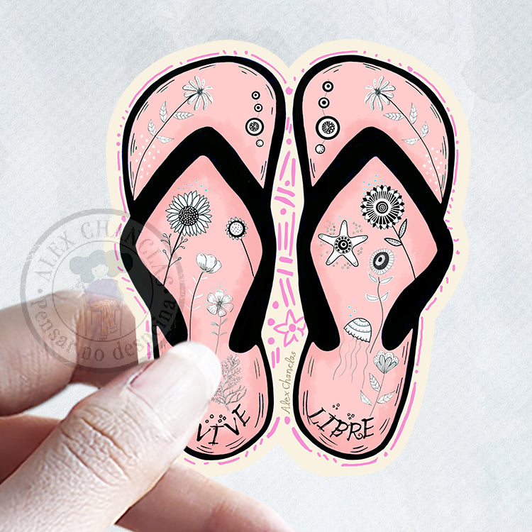 Sticker Chanclas