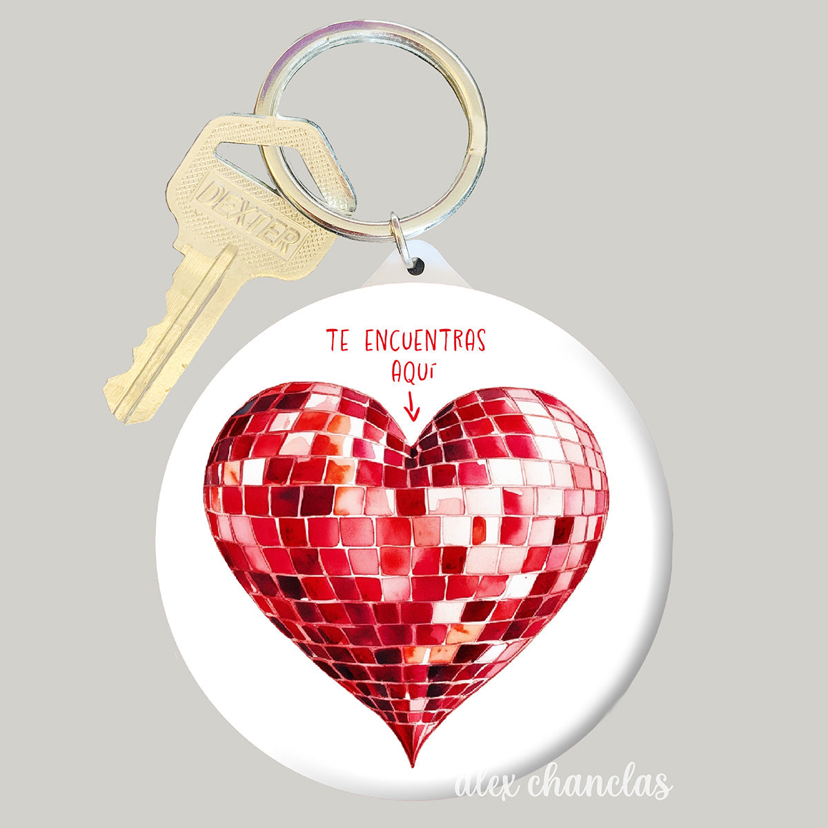 Corazón Bola Disco