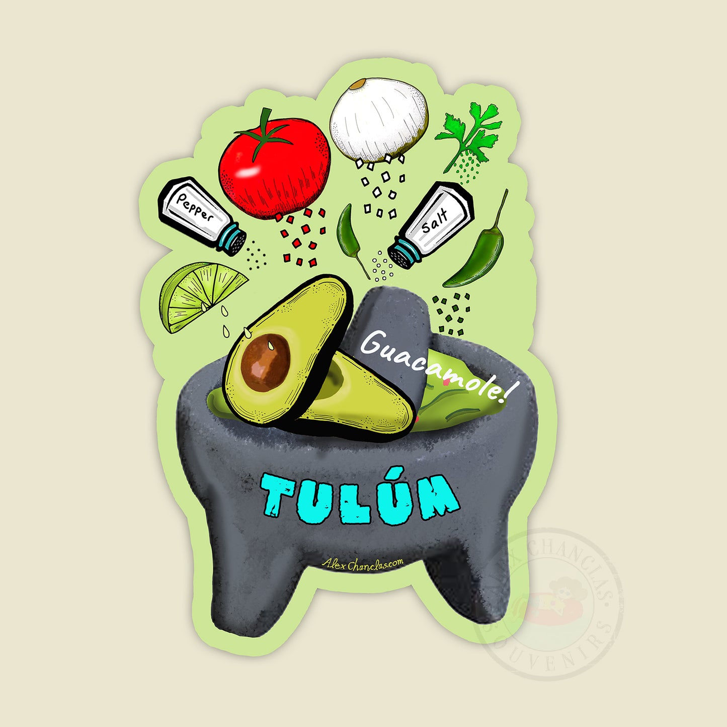 Sticker Guacamole