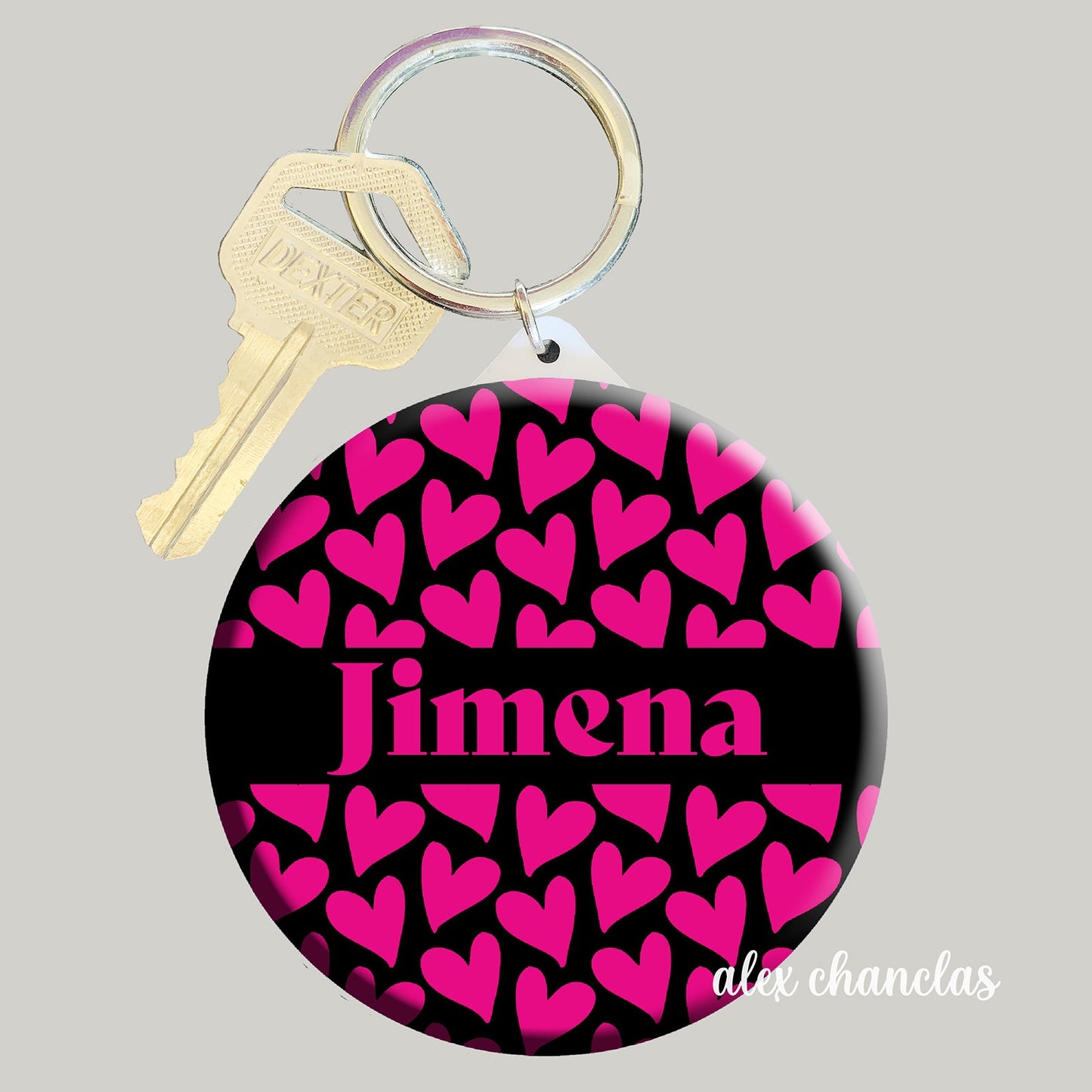 Corazones Magenta
