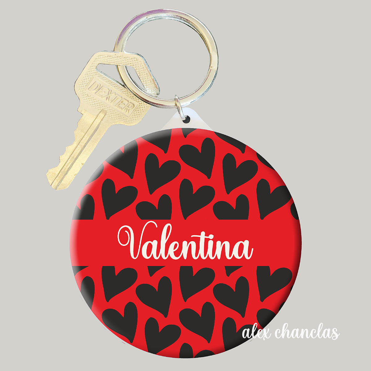 Corazones Negros y Rojo
