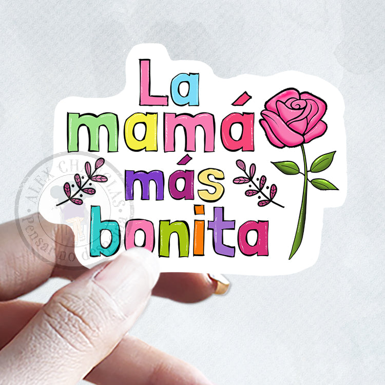 Sticker La mamá más bonita