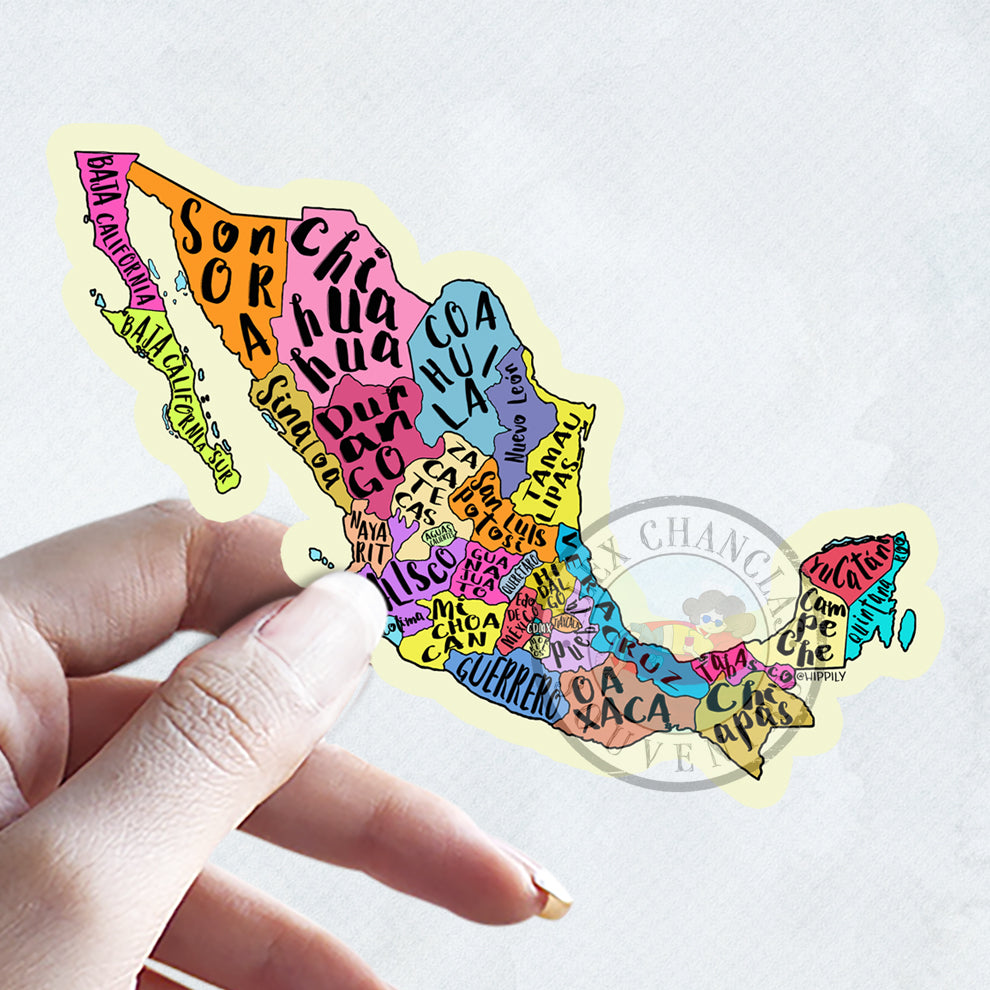 Sticker Mapa México