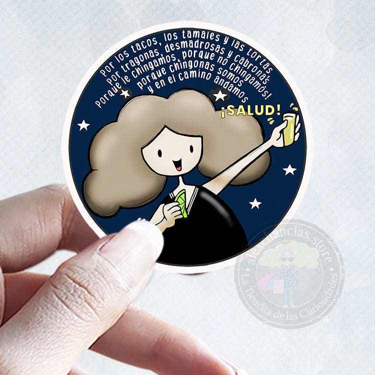 Sticker Chanclas Salud