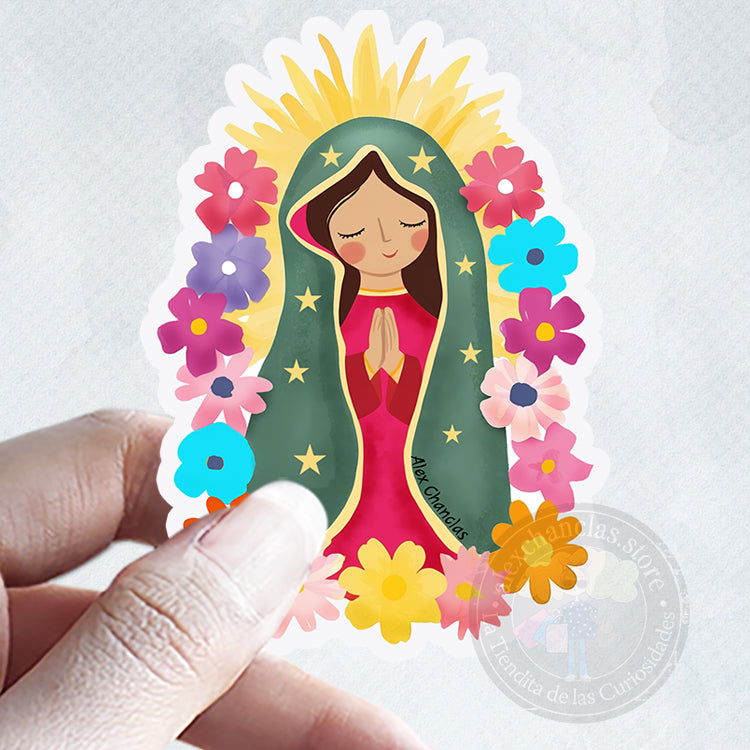 Sticker Virgencita de Guadalupe