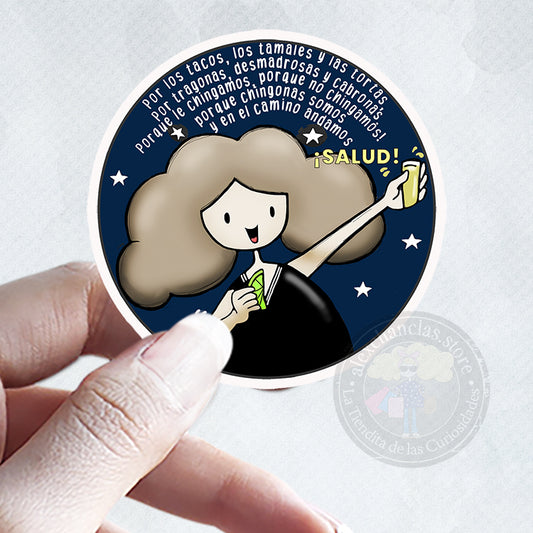 Sticker Chanclas Salud